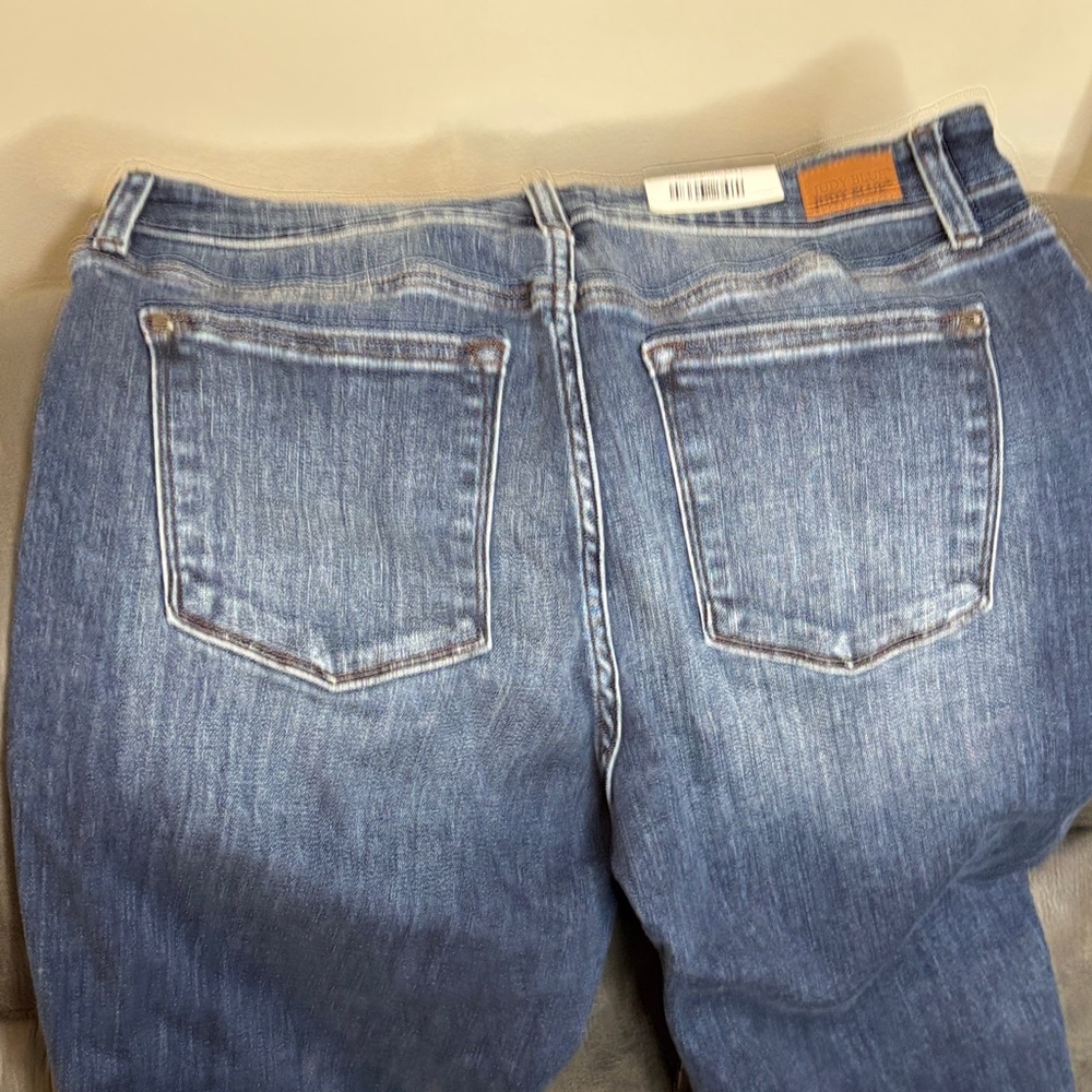 Judy Blue Straight Leg Jeans in Classic Blue